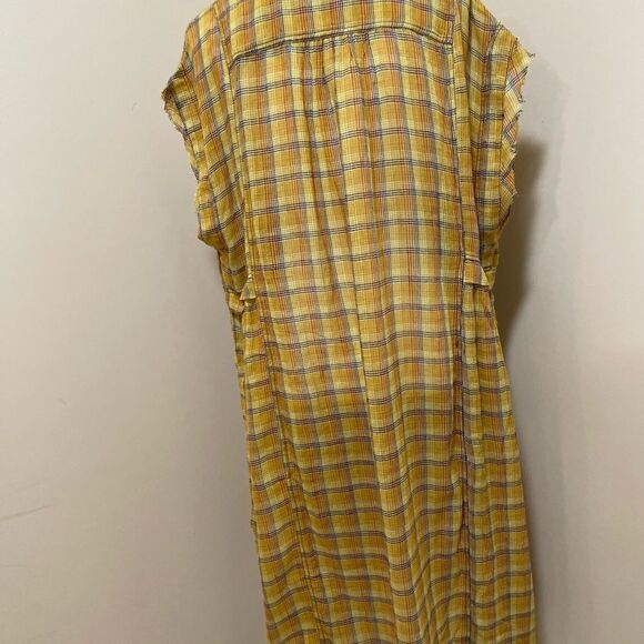 New Free People Isabelle Plaid Maxi top size S and XS - Picture 8 of 12